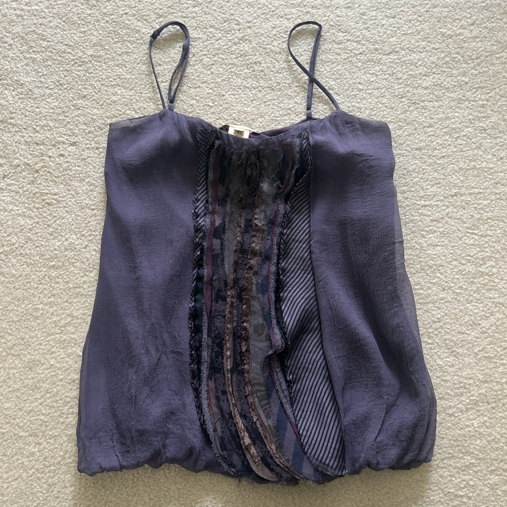Elizabeth and James Marissa tank top women’s size XS PURPLE PLUM